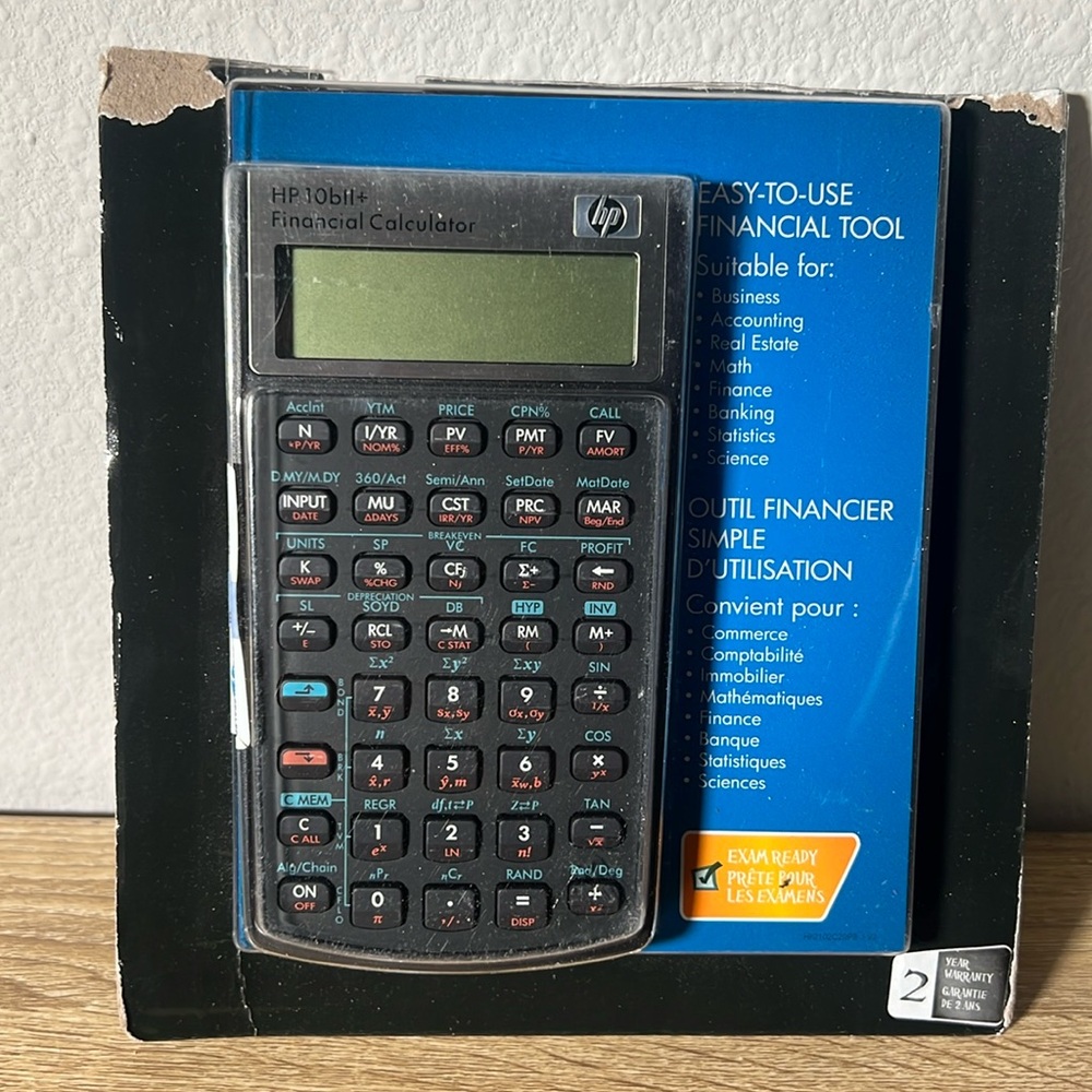 HP 10bII+ Financial Calculator – Like New